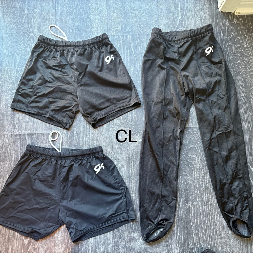 GK Black Athletic CL Shorts & Pommel Lot